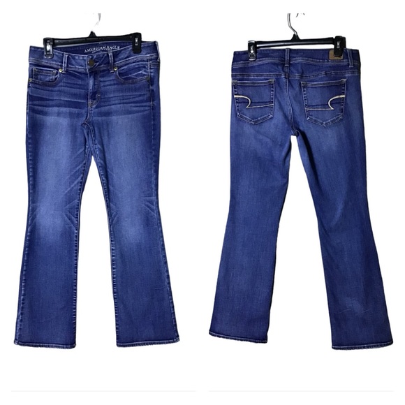 American Eagle Outfitters Denim - American Eagle Women Super Stretch Kick Boot Jean Size 10 Western Rodeo Low Rise